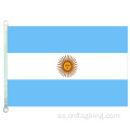 100% polyster 90 * 150 CM Argentina flaggor Argentina flagga